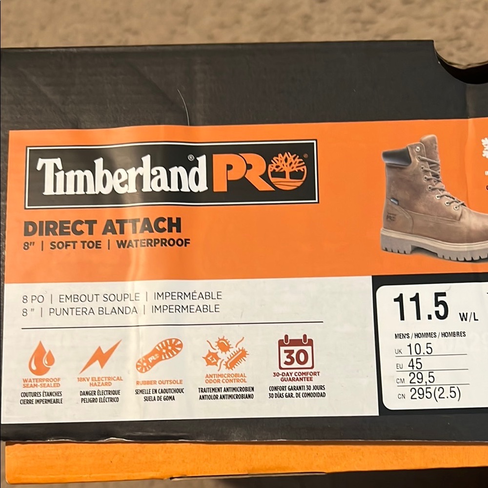 Timberland PRO Direct Attach Soft Toe Boots - Brown